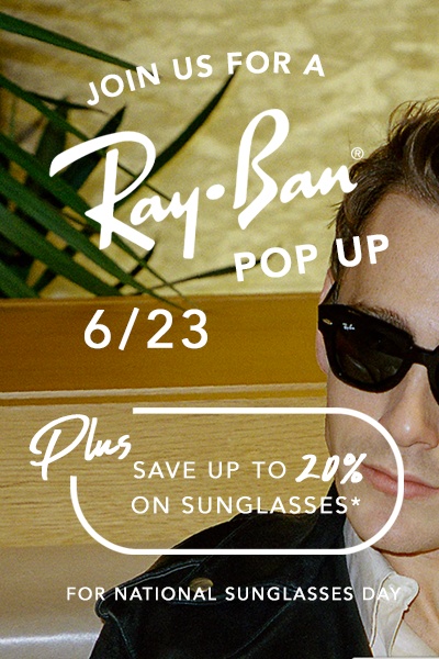 Ray-Ban eyewear pop-up National Sunglasses Day